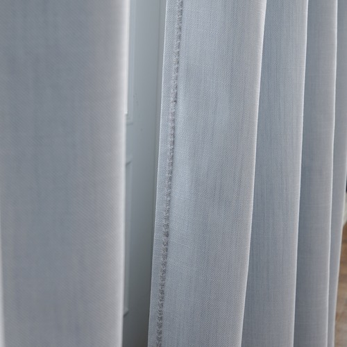 Hansure Grasa textured curtain drape -light blue - Picture 6 of 8