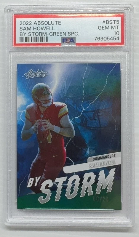 Sam Howell Panini Absolute By Storm #BST5 Green Spectrum