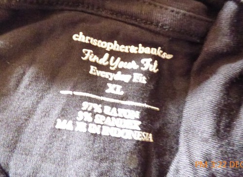 Mujer Christopher & Banks Negro Manga Larga Cuello Alto XL - Imagen 4 de 4