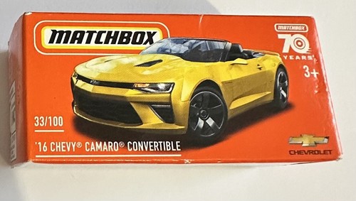 Matchbox - 70 Years - 2016 Chevy Camaro No. 33/100 Brand New In Unopened Box