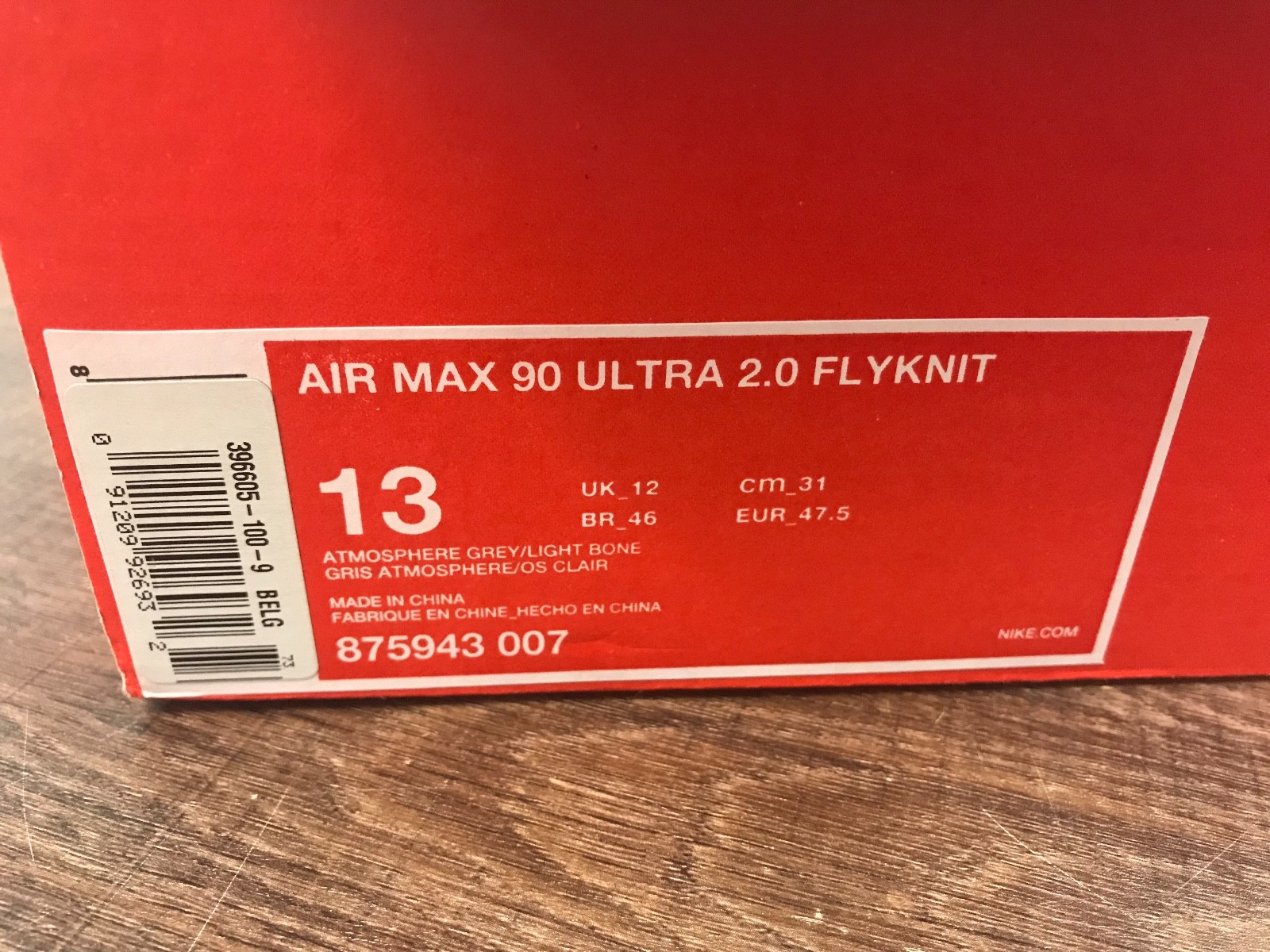 Nike air max 90 ultra - 2,0 2,0 2,0 flyknit, 875943-007, 13, il lupo grigio 48fc35 Nike air max 90 ultra - 2,0 2,0 2,0 flyknit, 875943-007, 13, il lupo grigio 48fc35