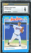 1990 Fleer League Leaders CSG 9 Nolan Ryan