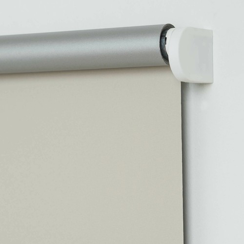Liedeco Springrollo Schnapprollo Mittelzugrollo Verdunkelung THERMO beige/silber - Bild 2 von 5