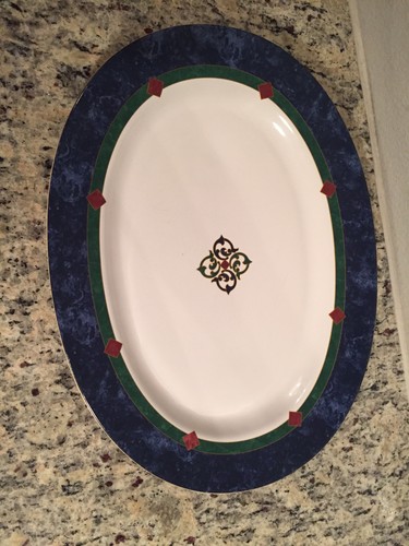 Almalfi Classic Pfaltzgraff Oval Serving Platter by Pat Farrell - Picture 4 of 9