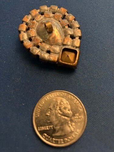 Vintage Czech Button #305-7 For Sewing & Crafting - Picture 3 of 4