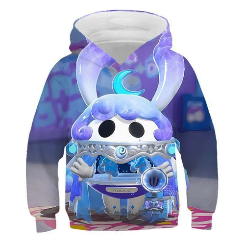 Vibrant Cartoon Character Hoodies for Kids - Unique 3D Printed Designs - Picture 8 of 29