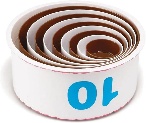Learning Resources Stack and Count Layer Cake - 10 Pieces, Ages 18+ Months - Picture 3 of 6