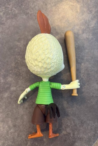 2005 Disney Chicken Little Baseball Figure 6" missing glasses - Picture 3 of 3