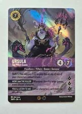 FOIL ENCHANTED URSULA SEA WITCH QUEEN Set Championship Promo - Lorcana TCG 38/p1