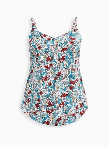 Tanque Challis Torrid Disney Sirenita Nuevo con Etiquetas Nuevo 0X - Imagen 1 de 4