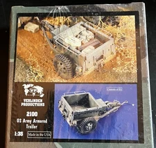M-332 M332 1.5T (G660) Armored Ammo Trailer (post WWII) VLS #2100 1/35 SEALED