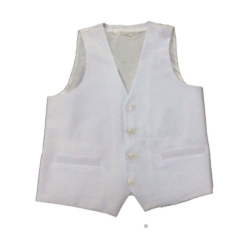 Gilet bianco ragazzo slim fit uomo ragazzo  - Foto 1 di 2
