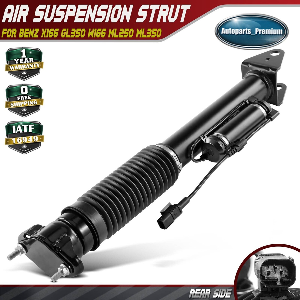 Rear Shock Absorber for Mercedes-Benz X166 GL350 W166 GLE300d