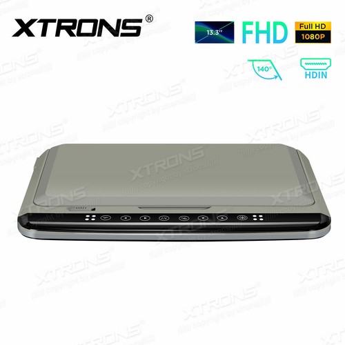 Ultra Thin 13.3" HD Screen Car Roof Overhead Monitor HDMI/USB/SD/FM +IR Headsets - Picture 29 of 42