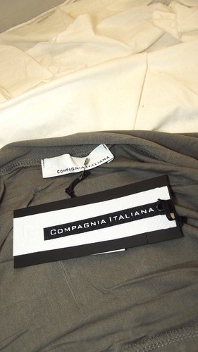 Compagnia Italiana Maglia Da Donna S M Coprispalle Grigio Mastice Manica Lunga - Picture 15 of 24