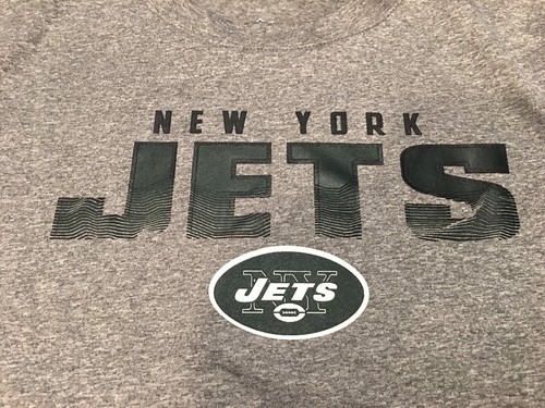 NFL New York Jets Boys Gray Dri Fit Short Sleeve Shirt Medium (5/6) – NWT - Picture 3 of 4