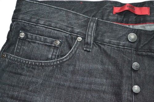 NWT HUGO (Red Label) by Hugo Boss Regular Fit Jeans in Black Size 30X32 - Picture 8 of 12