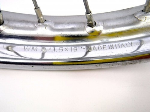 MOTO GUZZI ciclomotor delantero usado 0/1,5x16 GU48610290 usado ciclomotor rueda delantera - Imagen 2 de 7