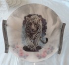 30cm Handmade Resin Serving Tray Tiger Design