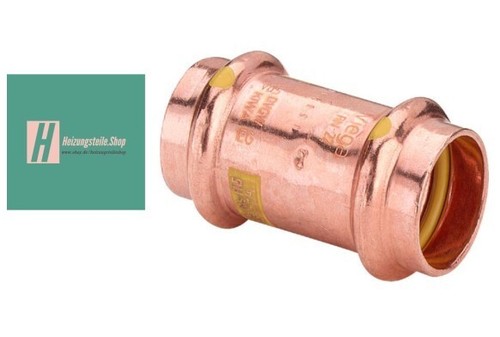Viega Profipress G Gas- Muffe 15mm Model 2615 Nr 346485 Kupfer - Bild 2 von 5