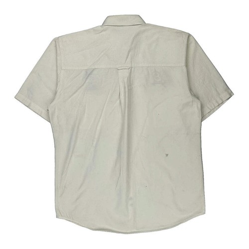 Chase Authentics Nascar Short Sleeve Shirt - Medium White Cotton - Picture 2 of 8