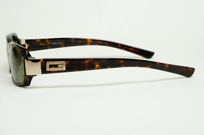 Gucci Sunglasses 1998 Vintage Brown Rectangle Small GG 2548/STRASS
