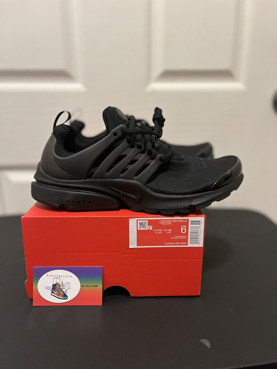 Nike Air Presto Triple Black Mutiple Sizes CT3550 003 eBay