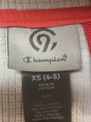 Youth champion, gray, red  jacket, with hood, XS (4-6), Lightweight,  - Picture 4 of 12