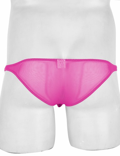 Men's Mesh See through Jockstrap G-string Thong underwear Low Rise Bikini Briefs - Picture 23 of 96