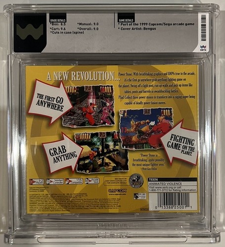 1999 Sega Dreamcast Power Stone CIB WATA 9.0 Not CGC/VGA - Bild 2 von 2