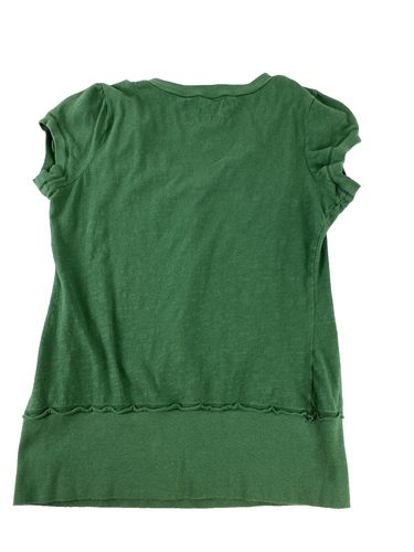 self esteem girls short sleeve green shirt v-neck size L large - Picture 2 of 5