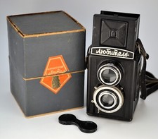 SERVICED ONE OF FIRST EDITIONS 1950 USSR LOMO Lubitel-1 MEDIUM FORMAT CAMERA 2 