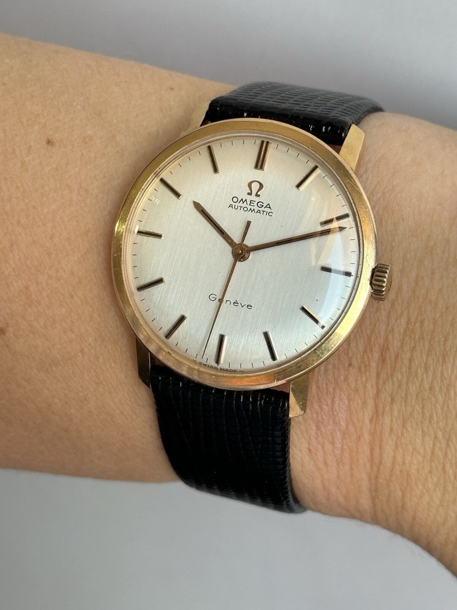 OMEGA Geneve ゴールド腕時計 Omega Geneve Watch Automatic Cal.552 Solid Gold 18k 750 Mens