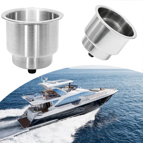 1X Edelstahl-Einbaubecher rostfrei Getränkehalter Für Marine Boot RV Camper Neu - Bild 15 von 24