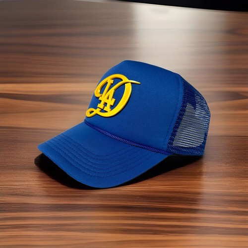 Custom Dodgers Hat Foam - LA Baseball Mesh LA - Los Angeles Hat- Versac Ins - Picture 4 of 8