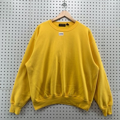 Vintage Eddie Bauer Sweatshirt Adult Yellow Crew Neck Extra Large