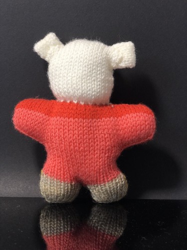 Adorable oso de peluche de ganchillo hecho a mano - Imagen 2 de 3