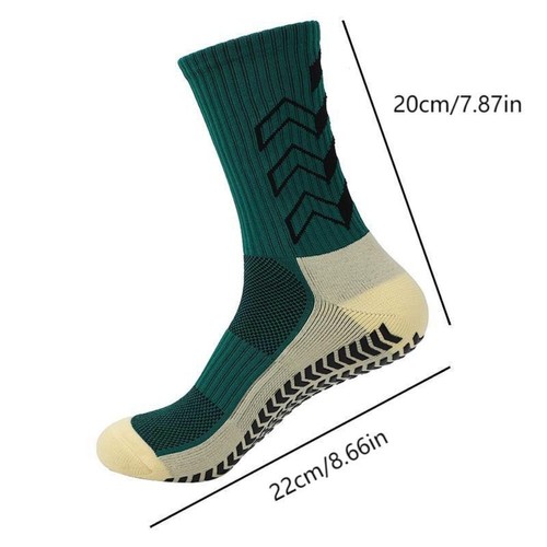 Socks Round Silicone Suction Cup Football Socks Grip Anti Slip Soccer Socks - Picture 6 of 28