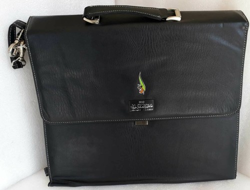 Qatar state Doha 2010 Arab Culture Capital special edition document bag rare - Picture 2 of 7