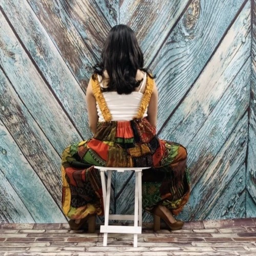 Handmade Boho Baggy Hippy Patchwork Overall Maxi Wide Leg Jumpsuit Romper Jumper - Picture 7 of 10
