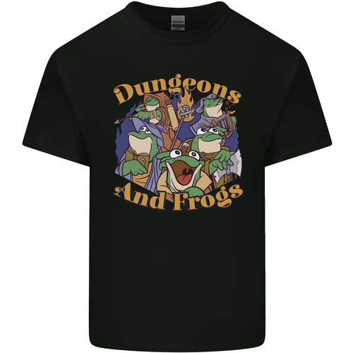 Dungeons & Frogs Role Play Games RPG Mens Light Cotton T-Shirt - 第 1/21 張圖片