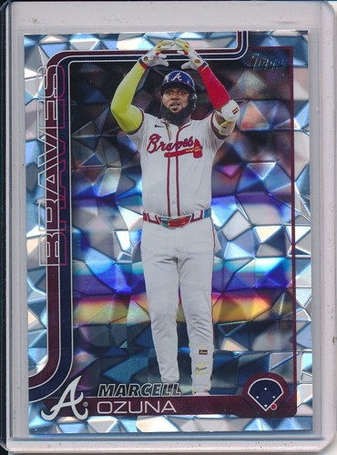 Marcell Ozuna 2025 Topps Series 1 Diamante Foil #160
