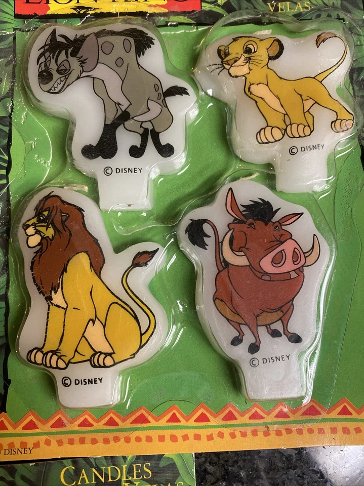 Lote de 4 velas Disney's O Rei Leão conjunto com 3 pacotes novos no pacote - LEIA - Imagem 3 de 4