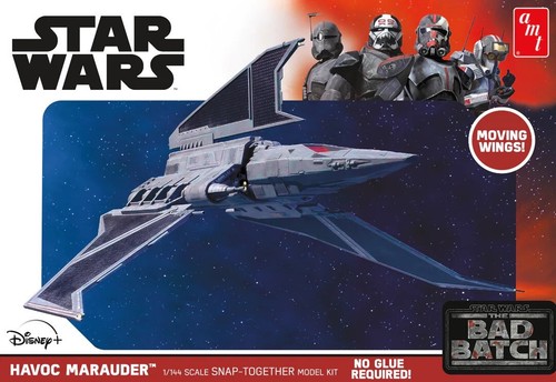 STAR WARS - THE BAD BATCH HAVOC MARAUDER 1:144 SCALE MODEL KIT (AMT1348) - Picture 2 of 14