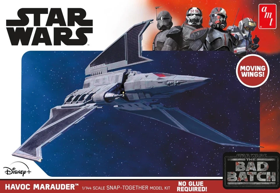 KIT MODELO STAR WARS - THE BAD BATCH HAVOC MERODEADOR ESCALA 1:144 (AMT1348) Foto 2 de 4