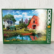 Eurographics The Red Barn by Dominic Davison 1000 Piece Puzzle - Complete