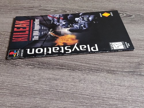 **Sin juego** Kileak DNA Imperative (PlayStation 1 PS1) Manual con reg y pegatinas - Imagen 10 de 10