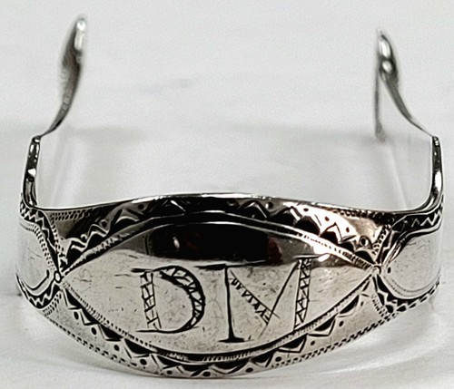 Antique Benjamin Taitt Georgian Silver Sugar Tongs Mono - Picture 4 of 7
