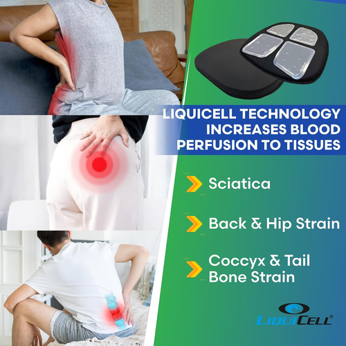 Original Seat Cushion - Liquicell Membrane Technology for Pressure Relief, Tailb - Picture 7 of 12