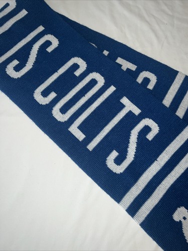 Bufanda Indianapolis Colts NFL azul y blanca 60 x 7 - Imagen 6 de 8